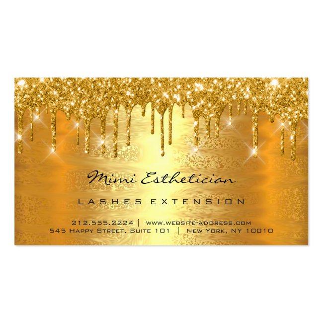 Aftercare Instructions Lashes Lux Gold Drips Vip Business Card