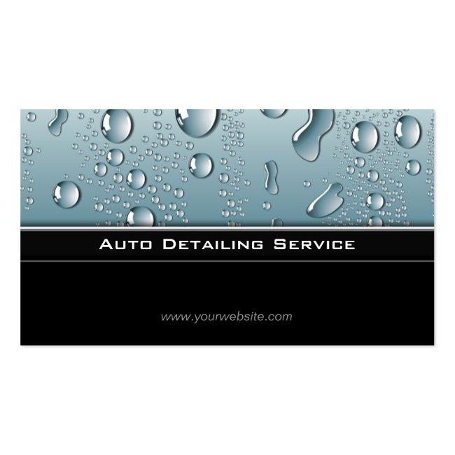 Auto Detailing Professional Automotive Car Business Card