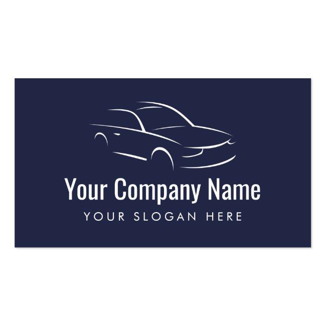 Automotive Car Company Logo Business Card Template