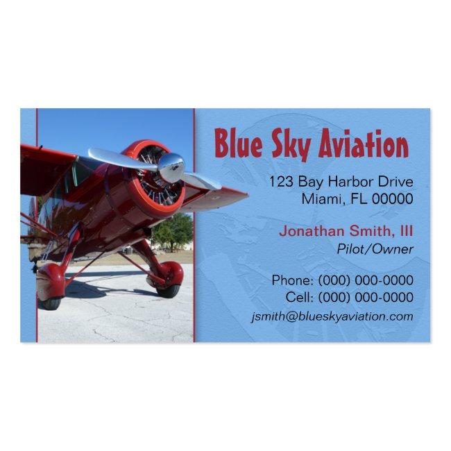 Aviation Services Business Card