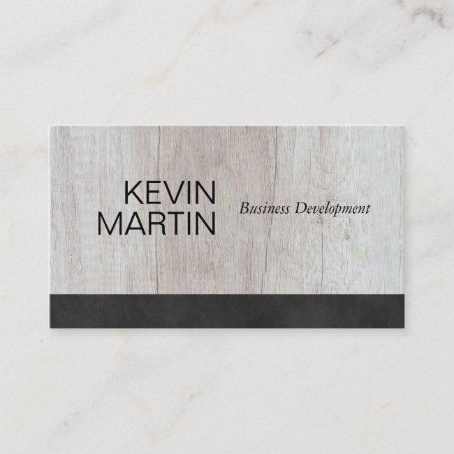 Black Lux | Executive | Wood | Sales Business Card