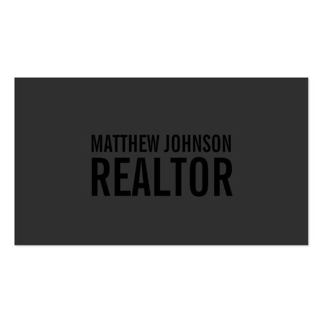 Black Out Realtor | Business Cards