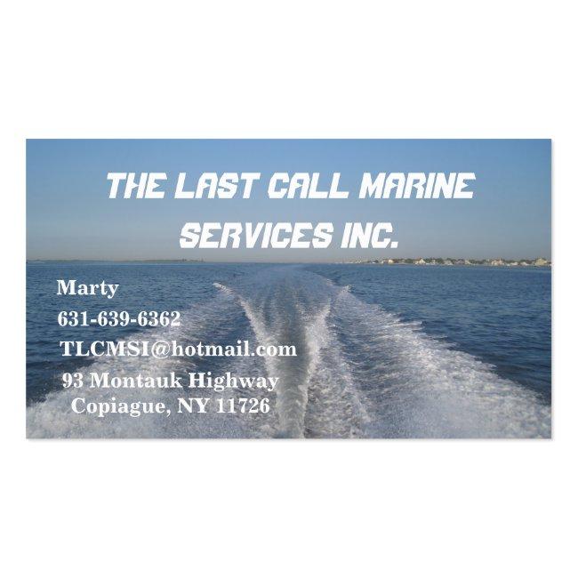 Boat Wake Business Card