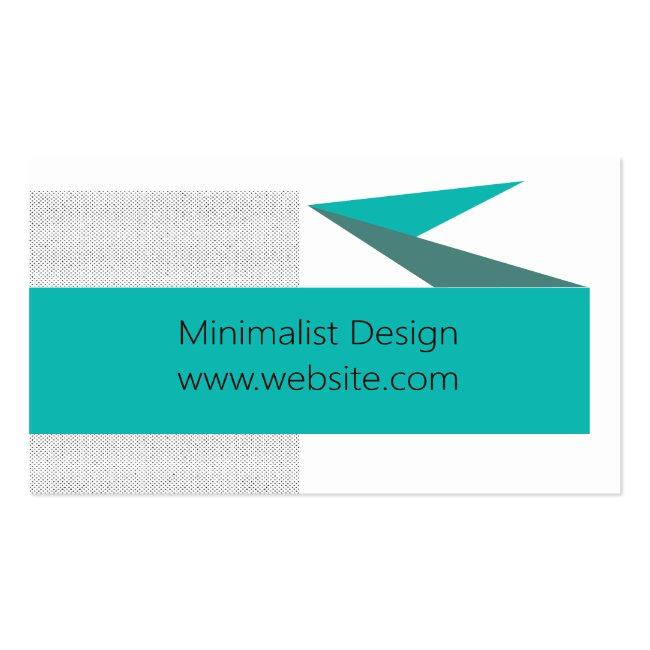 Bold Graphic Text Banner Business Card