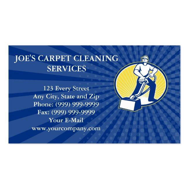 Business Card Carpet Cleaner Vacuum Cleaning Machi