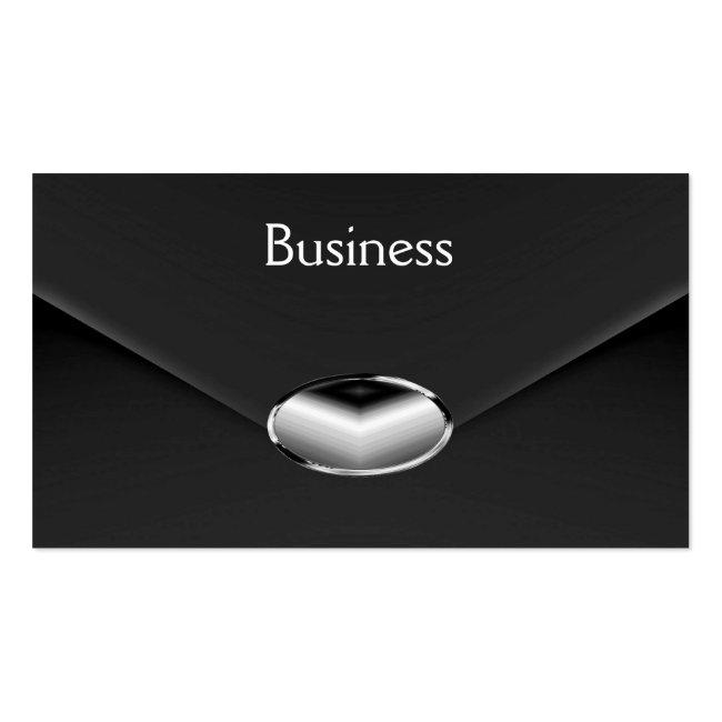Business Card Zizzago Black Velvet Envelope