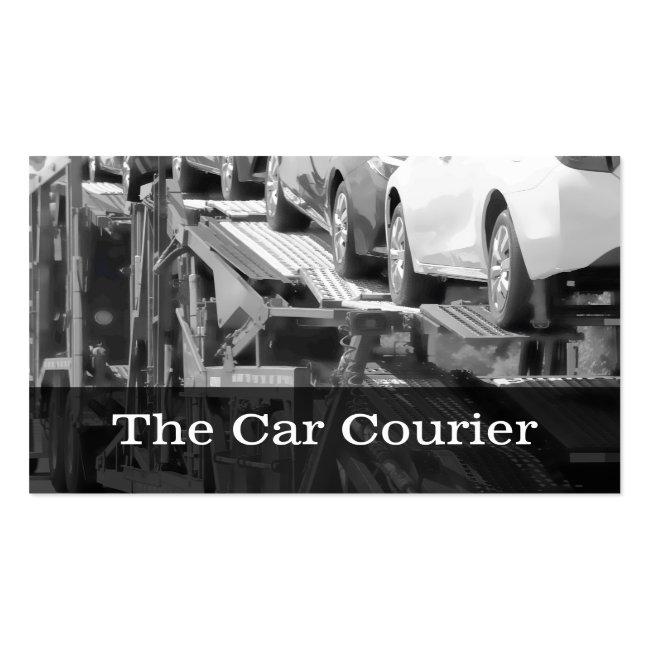 Car Carrier Trucking Transport Business Card