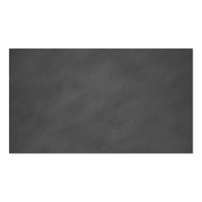 Chalkboard Gray Background Grey Chalk Board Black Business Card
