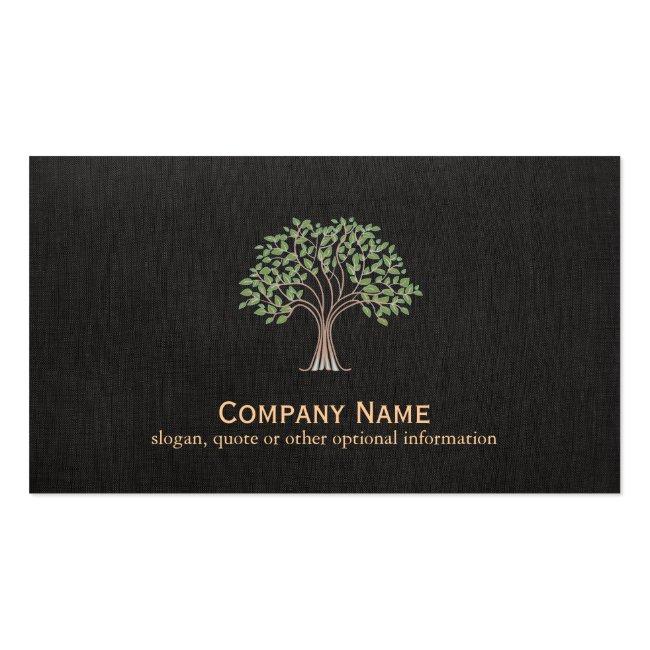 Classic Tree Logo Business Card