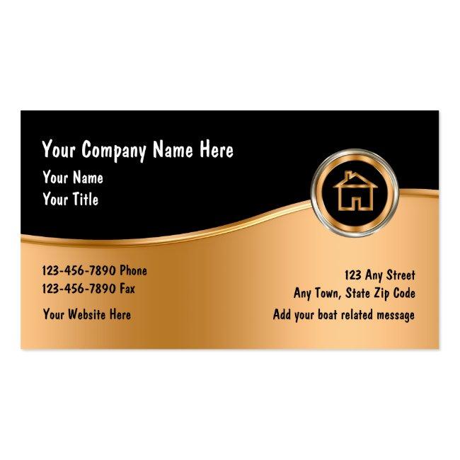 Classy Real Estate Theme Business Card