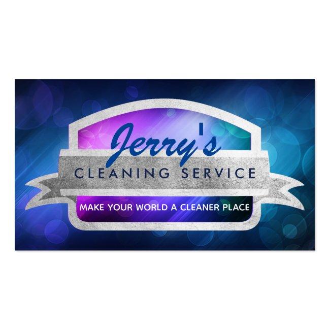 Cleaning Service Slogans Business Cards