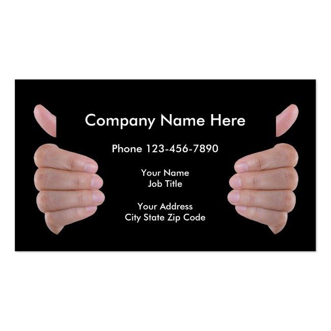 Clever Product Or Services Business Card