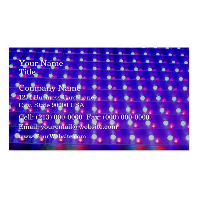 Close Up Of Led Lights Business Card