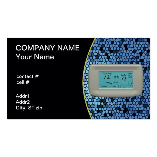 Cool Setting Thermostat Business Card