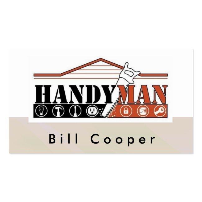 Customizable Handyman Home Repair Business Card