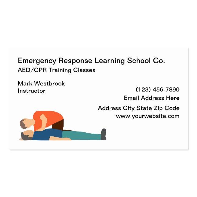 Emergency Response Medical Classes Business Card