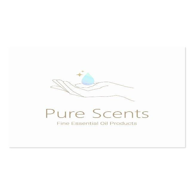Essential Oils Fragrance Aromatherapy Square Business Card