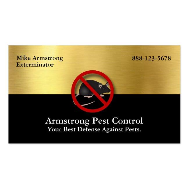 Exterminator Pest Control Mouse Rodents Business Card
