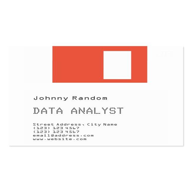 Floppy Disc Disquette Faux Look Crafted Square Business Card
