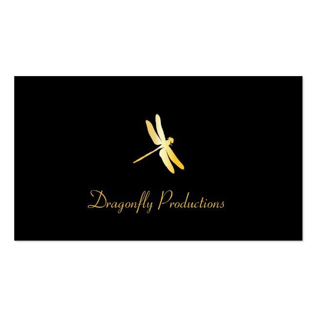 Golden Dragonfly Business Card