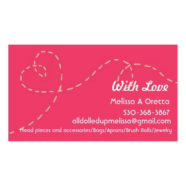 Handmade With Love Business Card