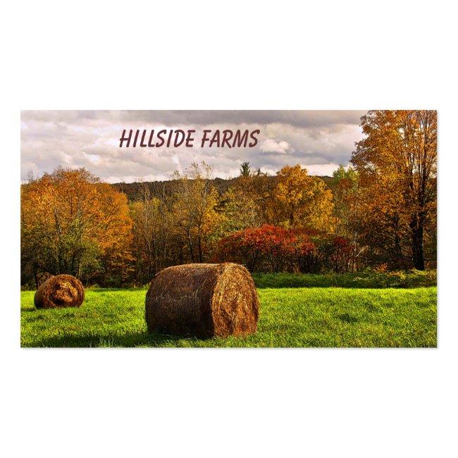 Hay For Sale Business Card