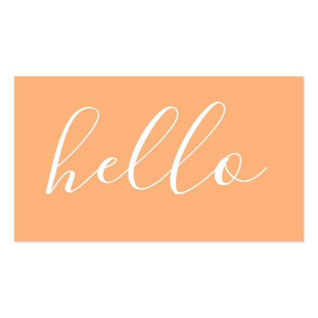 Hello Comment Card