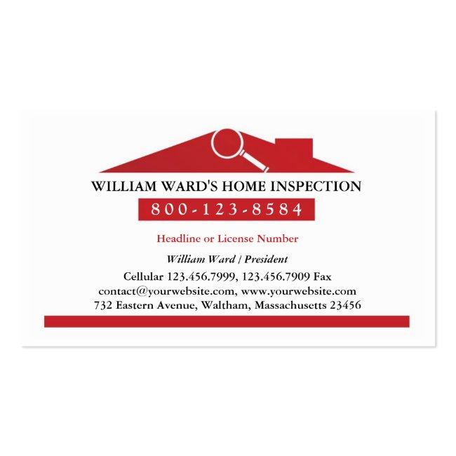 Home Inspection Business Card