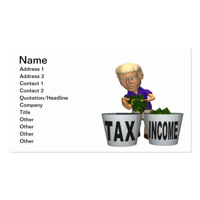 Income Tax Business Card