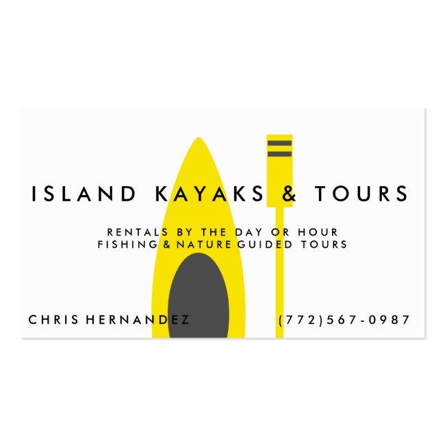 Kayak Company Or Tours Business Card