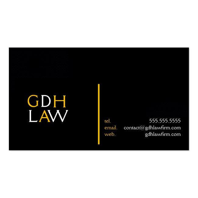 Law Firm Office Lawyer Professional Business Card