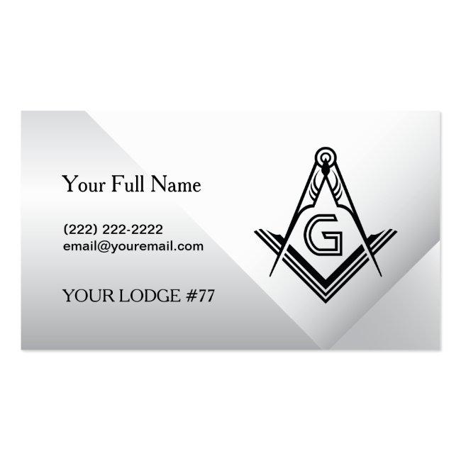 Masonic Card Business Card Templates | Freemason