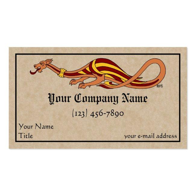 Medieval Dragon Design 2015 Business Card