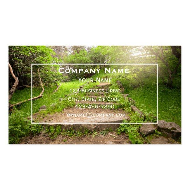 Mental Health Professional Natural Business Card
