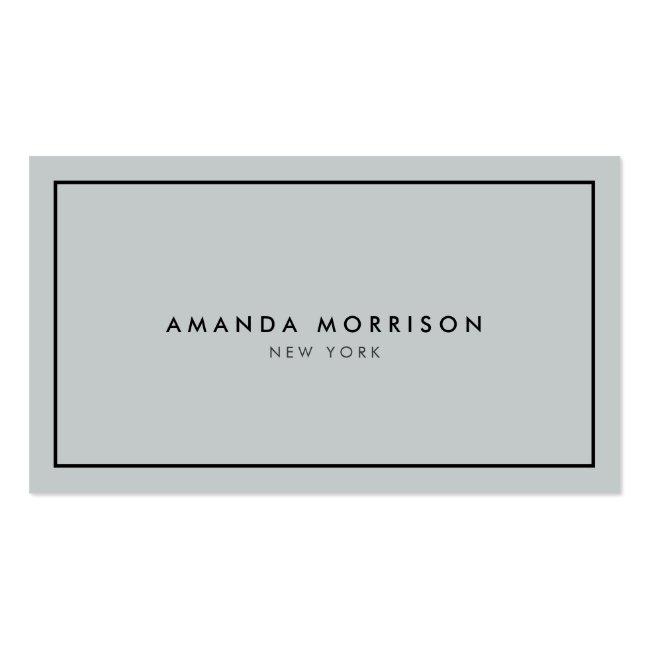Minimalist Luxury Boutique Gray/black Business Card