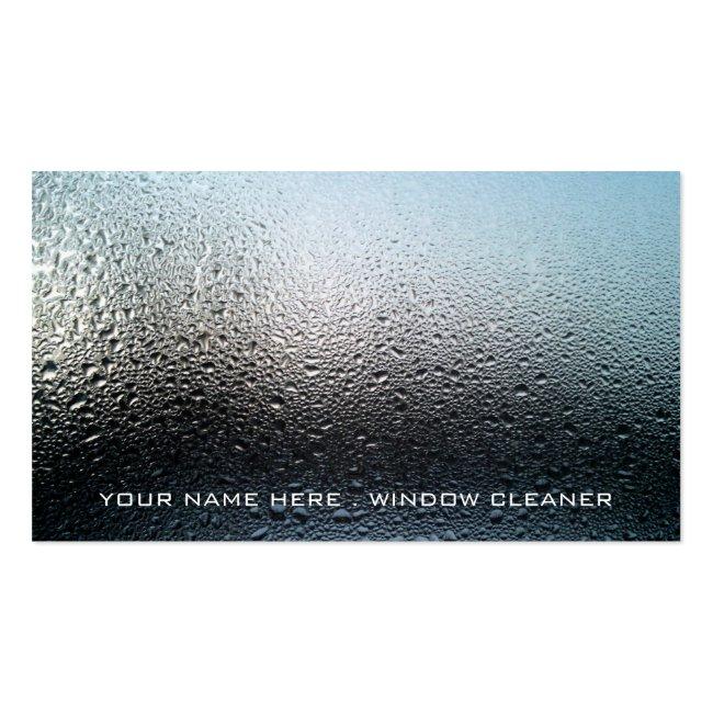 Moist Window, Window Cleaners, Cleaning Service Business Card