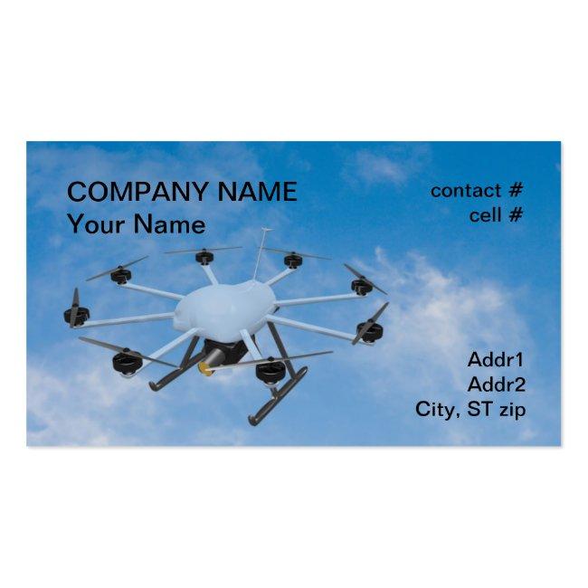 Multirotor Surveillance Drone Business Card