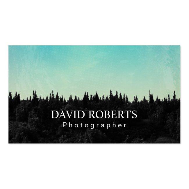 Nature Photography Professional Photographer Business Card