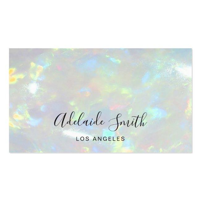Opal Photo Background Business Card