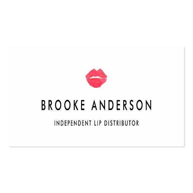 Painted Kiss | Lip Product Distributor Mini Business Card