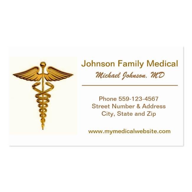 Physician's / Medical Doctor's Business Card