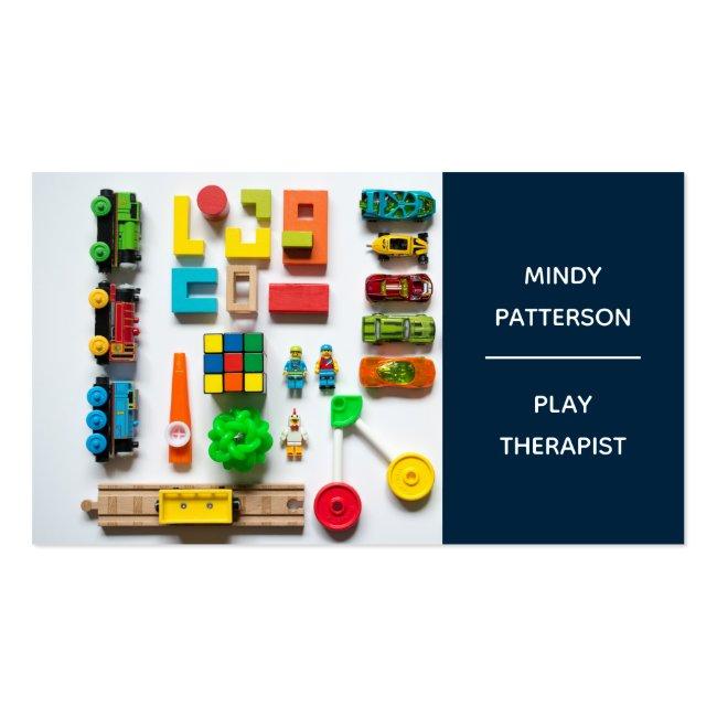 Play Therapist Child Psychologist Counselor Toys Business Card