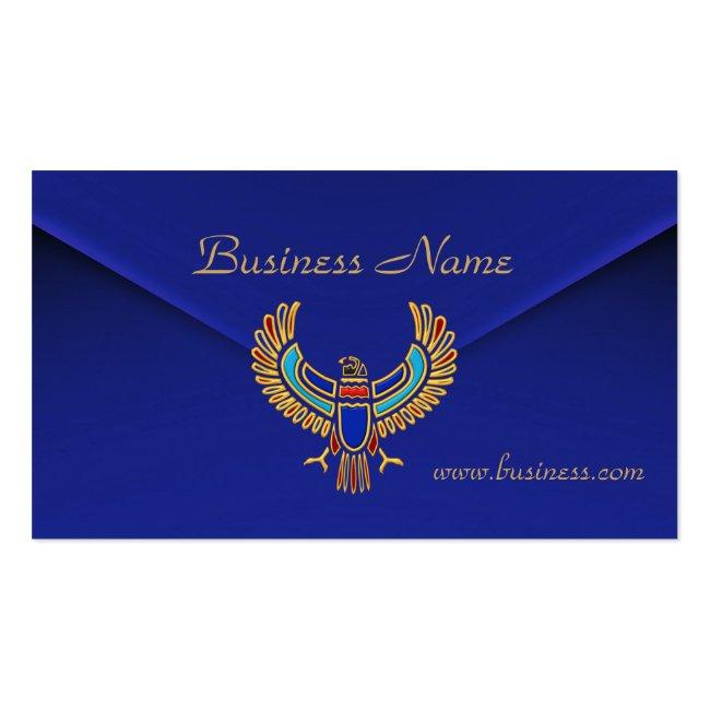 Profile Card Business Rich Blue Velvet Eagle