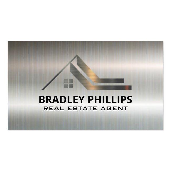 Property Architecture | Metal Roof Style Business Card