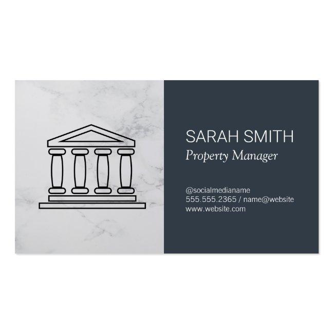 Property Management | Real Estate Agent Business Card