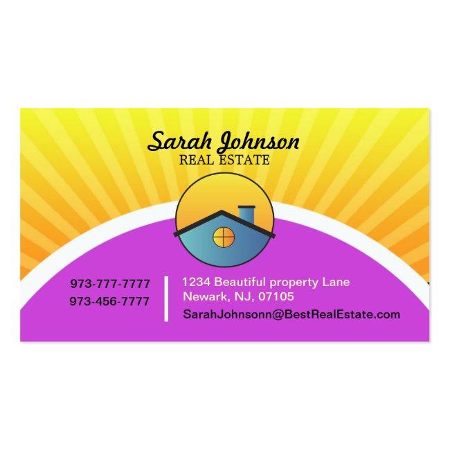 Real Estate Business Cards Template
