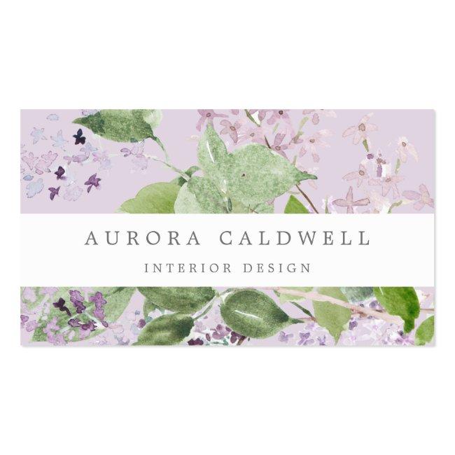 Rustic Lilac | Lavender Business Card