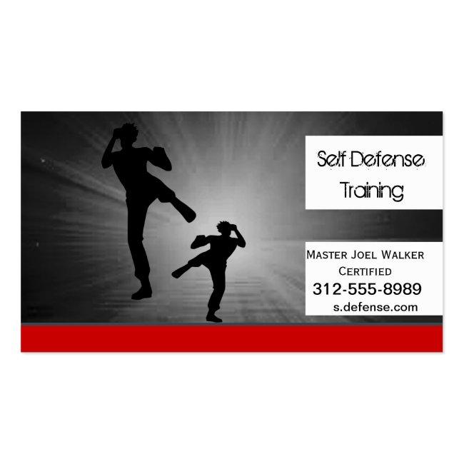 Self Defense Business Cards