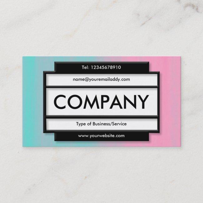 Stylish Panel Ii - Soap Sandwich Business Card