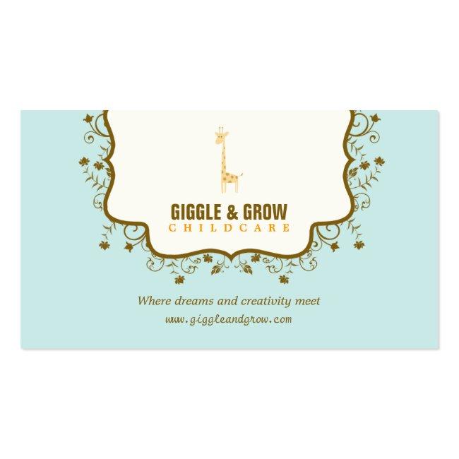 Sweet Giraffe Childcare /boutique Business Card